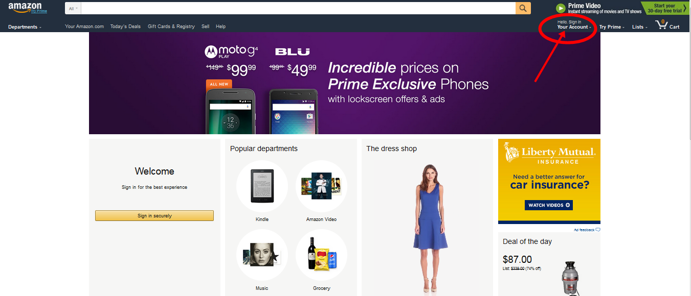 AMAZON REGISTRATION AMAZON SIGN UP AMAZON SIGN IN