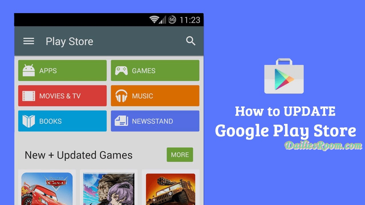 How to Update Google Play Store App on Android Device ...