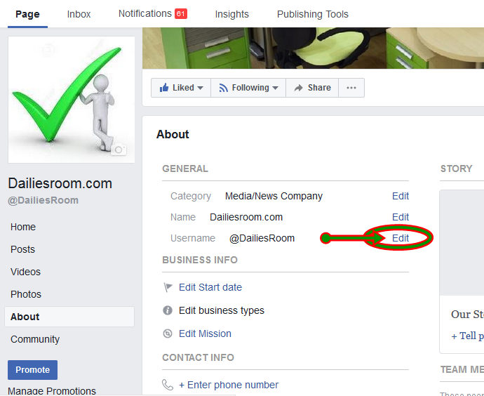 How to Edit or Change A Facebook Business Page Name