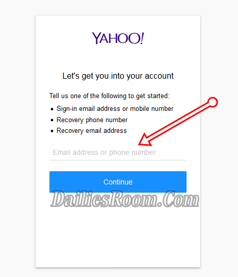 How can i recover my yahoo email password without phone number
