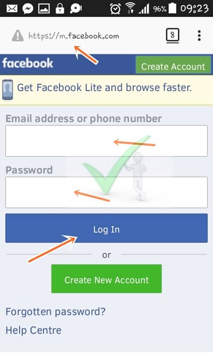 Facebook Mobile Sign In Facebook Login Sign M facebook 